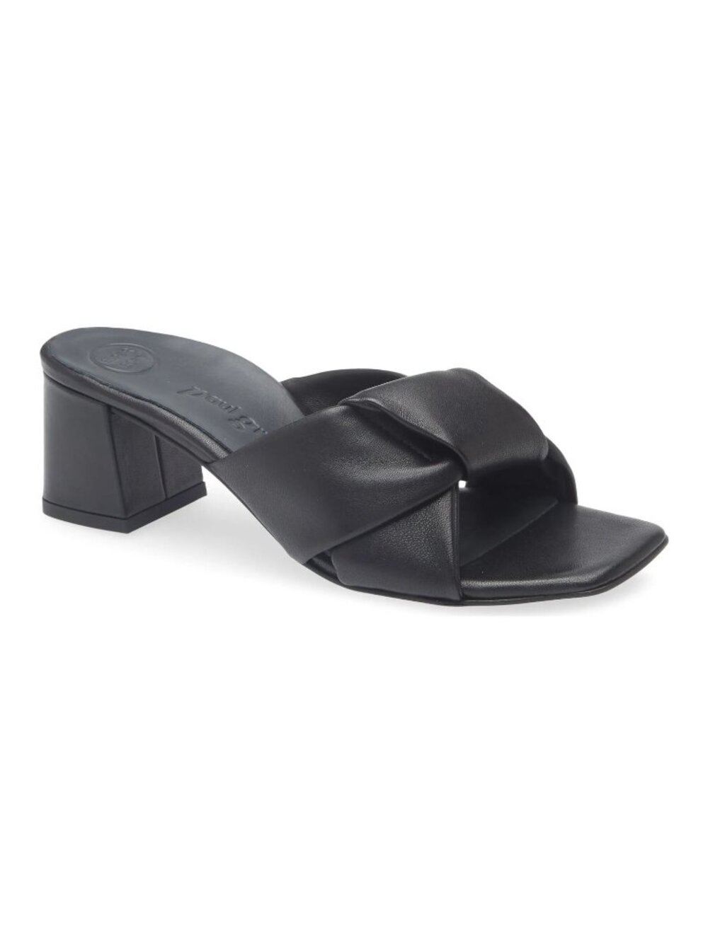 🆕 PAUL GREEN Delight Knot Slide Sandal Black 9